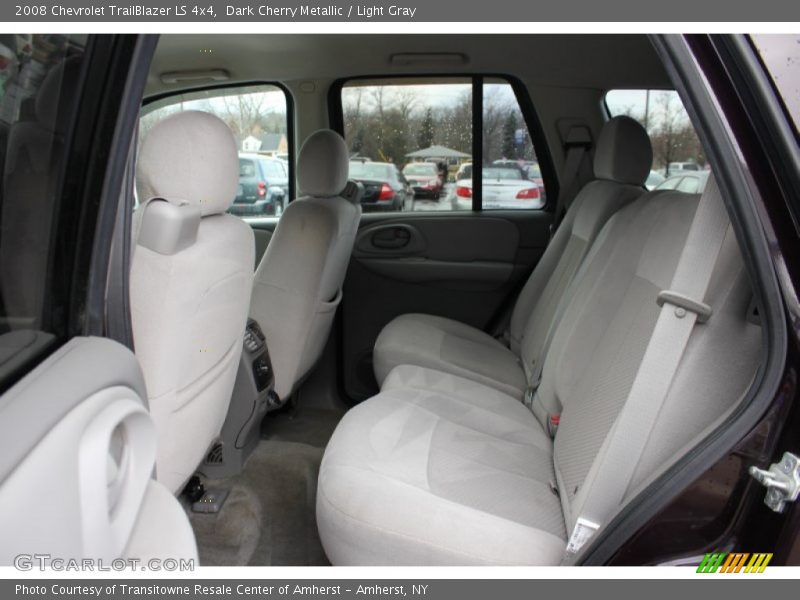 Dark Cherry Metallic / Light Gray 2008 Chevrolet TrailBlazer LS 4x4