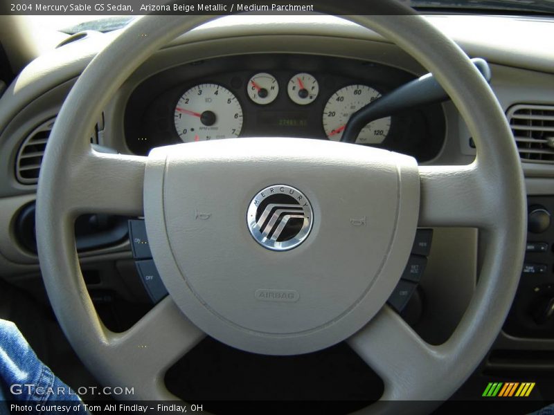 Arizona Beige Metallic / Medium Parchment 2004 Mercury Sable GS Sedan