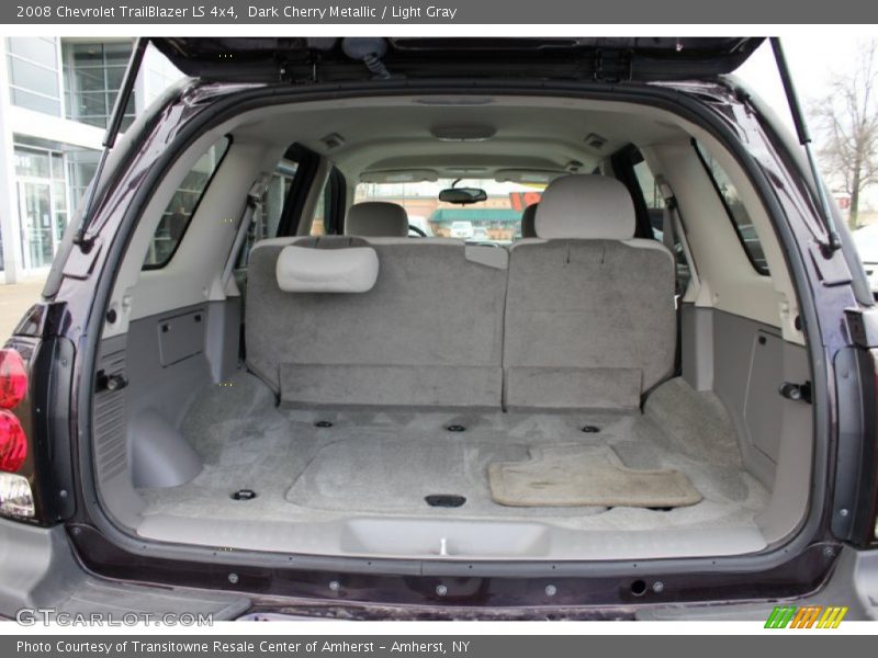 Dark Cherry Metallic / Light Gray 2008 Chevrolet TrailBlazer LS 4x4