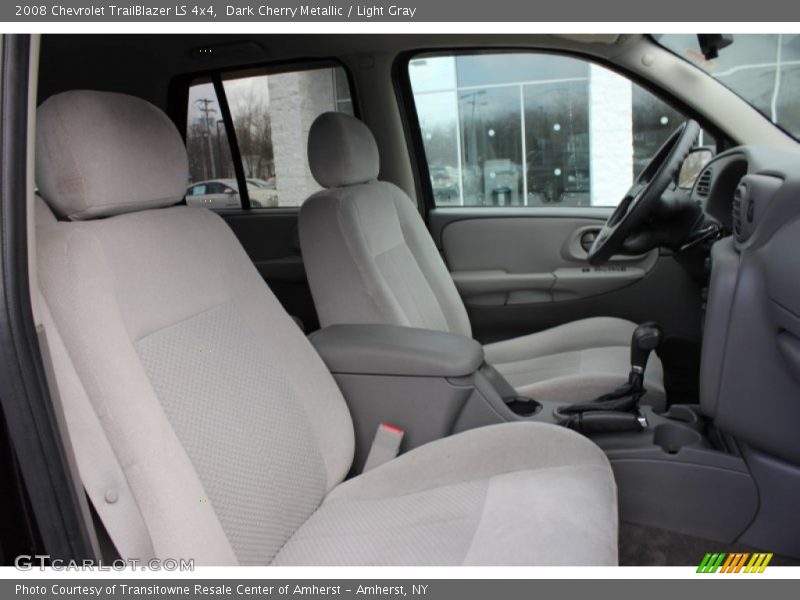 Dark Cherry Metallic / Light Gray 2008 Chevrolet TrailBlazer LS 4x4