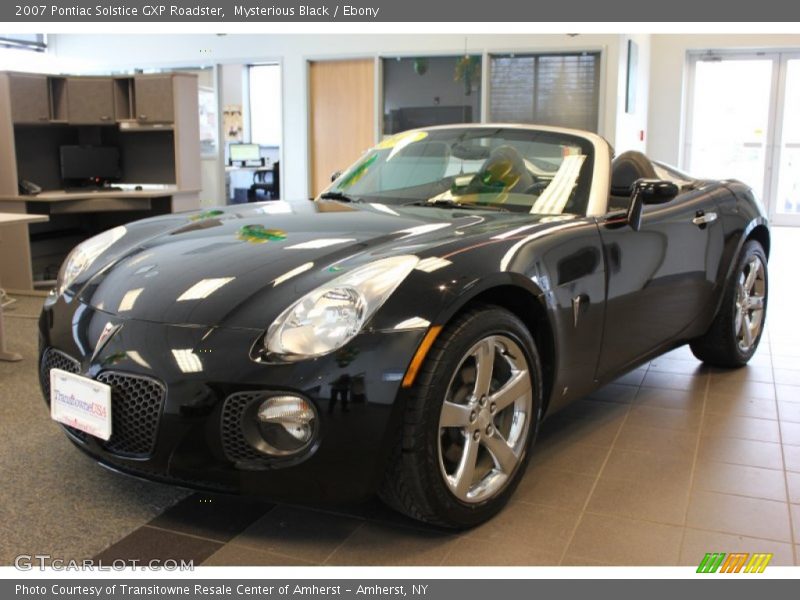 Mysterious Black / Ebony 2007 Pontiac Solstice GXP Roadster