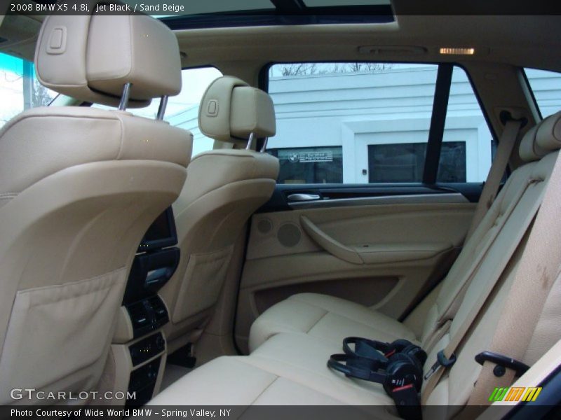 Jet Black / Sand Beige 2008 BMW X5 4.8i