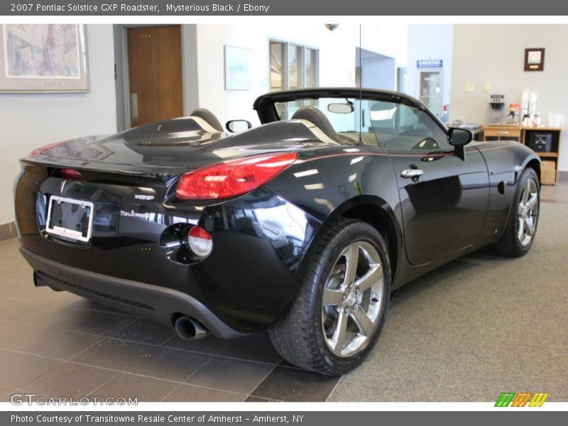 Mysterious Black / Ebony 2007 Pontiac Solstice GXP Roadster