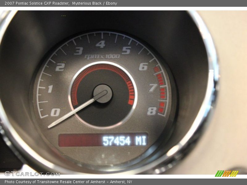 Mysterious Black / Ebony 2007 Pontiac Solstice GXP Roadster