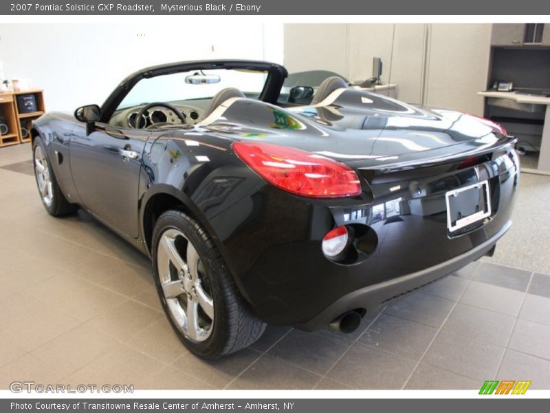 Mysterious Black / Ebony 2007 Pontiac Solstice GXP Roadster