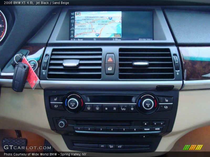 Jet Black / Sand Beige 2008 BMW X5 4.8i
