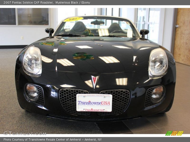 Mysterious Black / Ebony 2007 Pontiac Solstice GXP Roadster