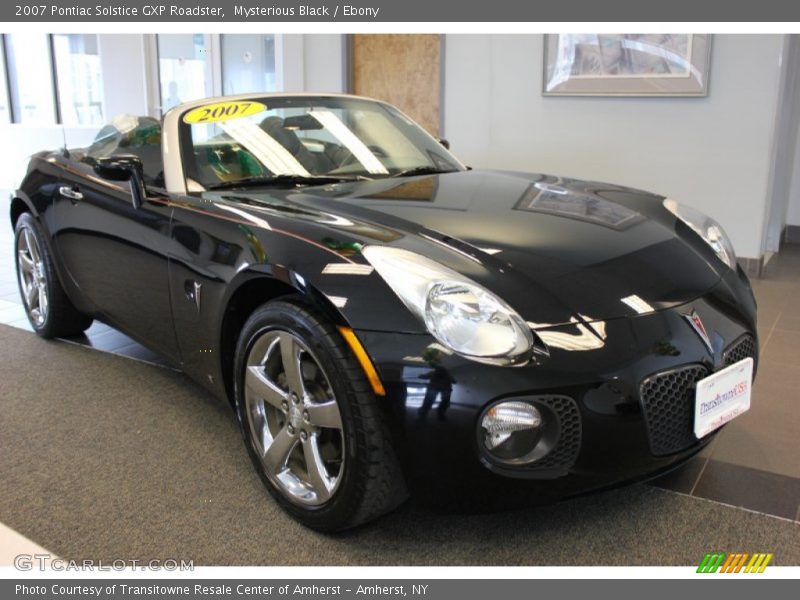 Mysterious Black / Ebony 2007 Pontiac Solstice GXP Roadster