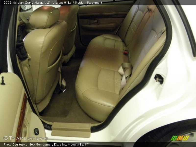 Vibrant White / Medium Parchment 2002 Mercury Grand Marquis LS