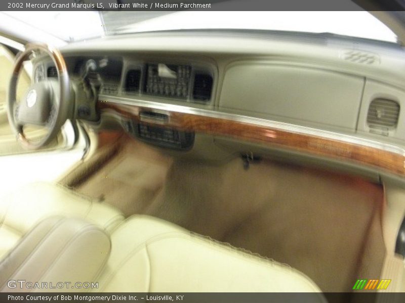Vibrant White / Medium Parchment 2002 Mercury Grand Marquis LS