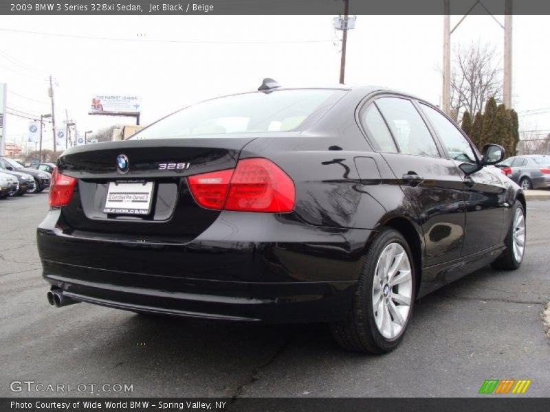 Jet Black / Beige 2009 BMW 3 Series 328xi Sedan