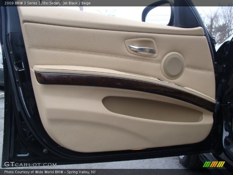 Jet Black / Beige 2009 BMW 3 Series 328xi Sedan