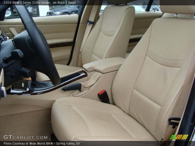Jet Black / Beige 2009 BMW 3 Series 328xi Sedan