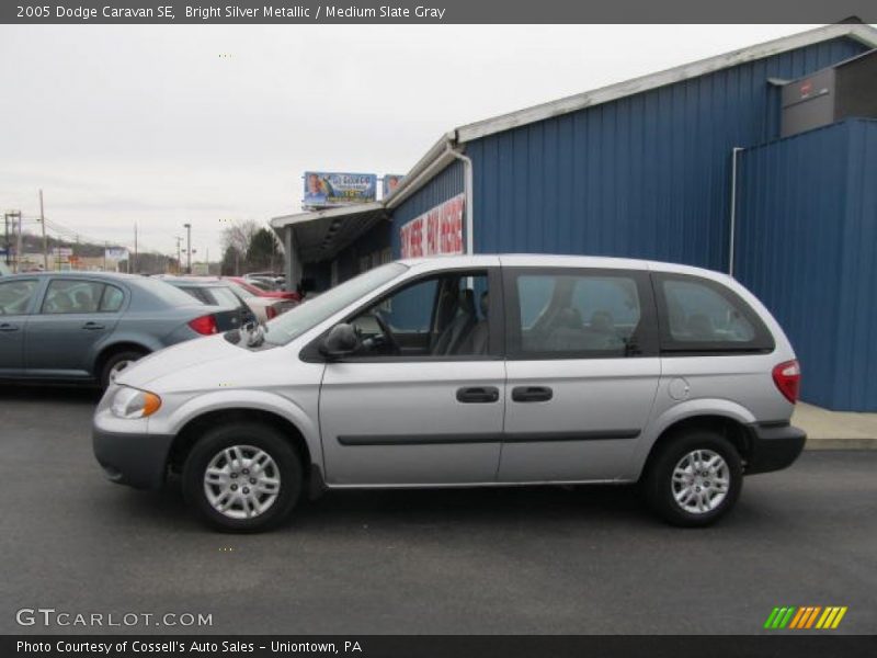 Bright Silver Metallic / Medium Slate Gray 2005 Dodge Caravan SE