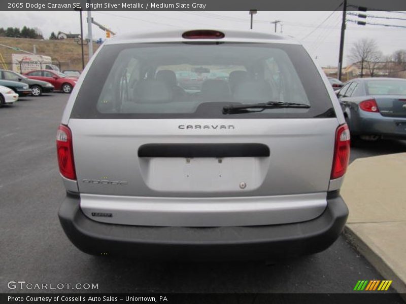 Bright Silver Metallic / Medium Slate Gray 2005 Dodge Caravan SE