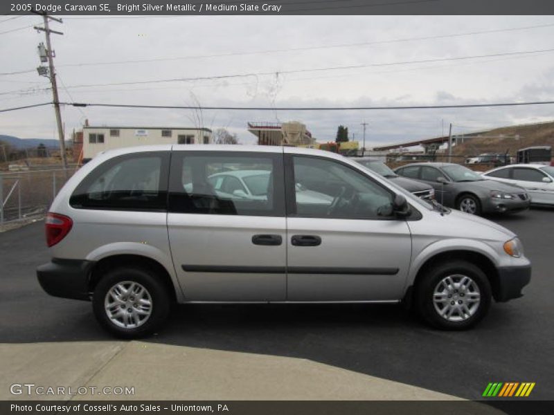 Bright Silver Metallic / Medium Slate Gray 2005 Dodge Caravan SE