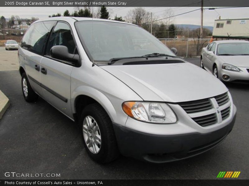 Bright Silver Metallic / Medium Slate Gray 2005 Dodge Caravan SE