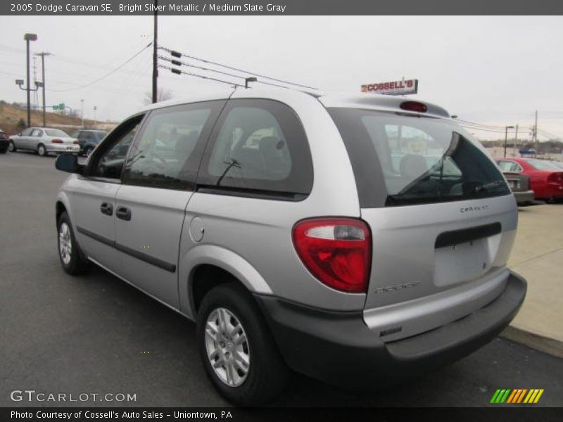 Bright Silver Metallic / Medium Slate Gray 2005 Dodge Caravan SE