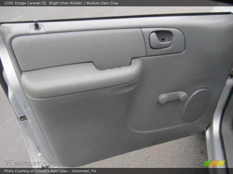 Bright Silver Metallic / Medium Slate Gray 2005 Dodge Caravan SE