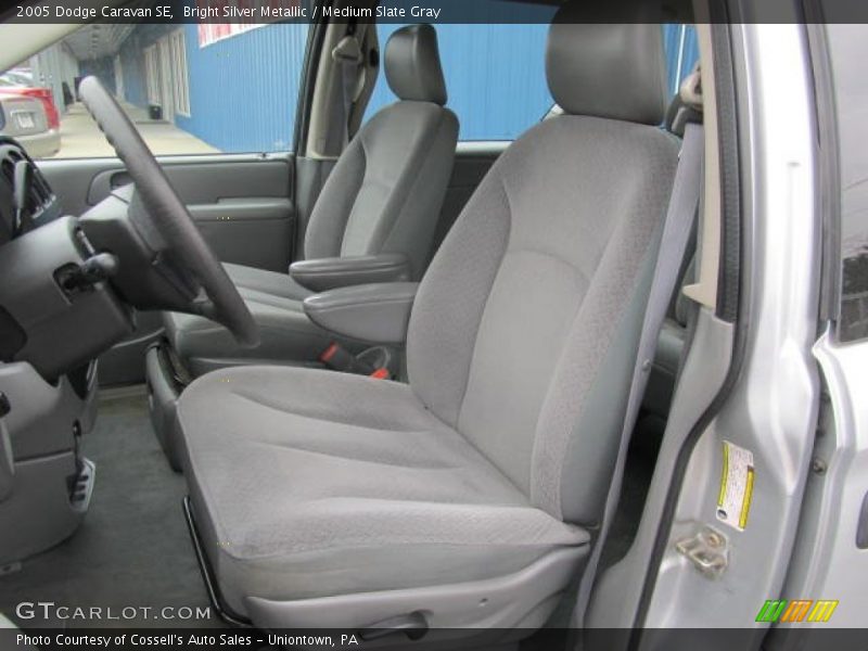 Bright Silver Metallic / Medium Slate Gray 2005 Dodge Caravan SE