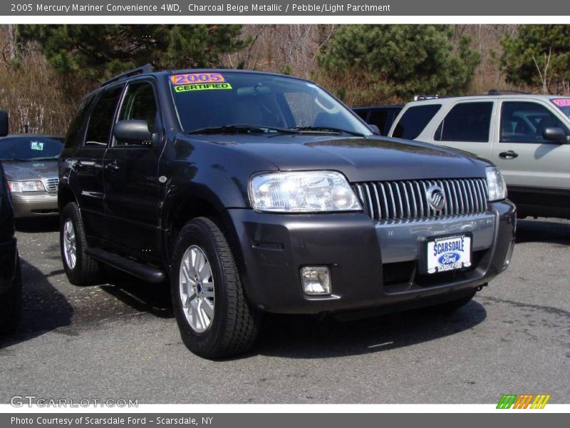 Charcoal Beige Metallic / Pebble/Light Parchment 2005 Mercury Mariner Convenience 4WD