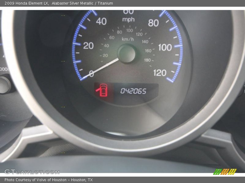 Alabaster Silver Metallic / Titanium 2009 Honda Element LX