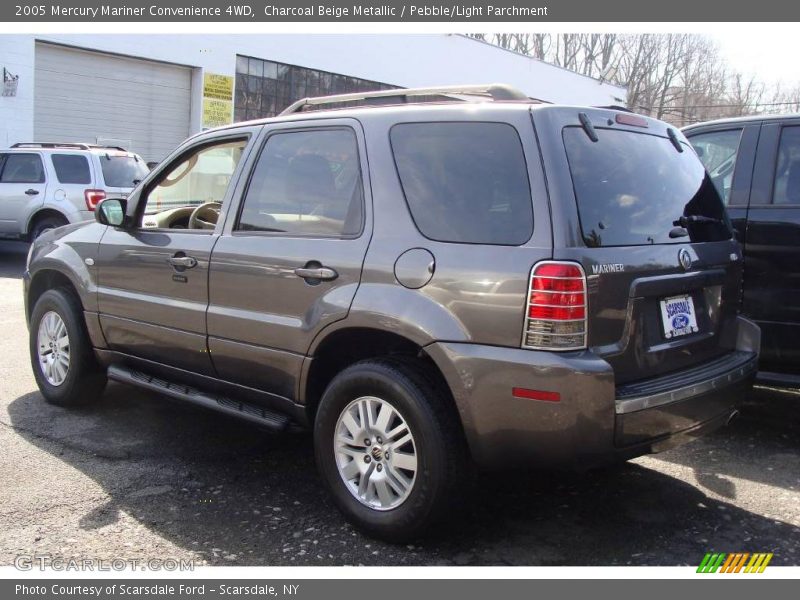 Charcoal Beige Metallic / Pebble/Light Parchment 2005 Mercury Mariner Convenience 4WD