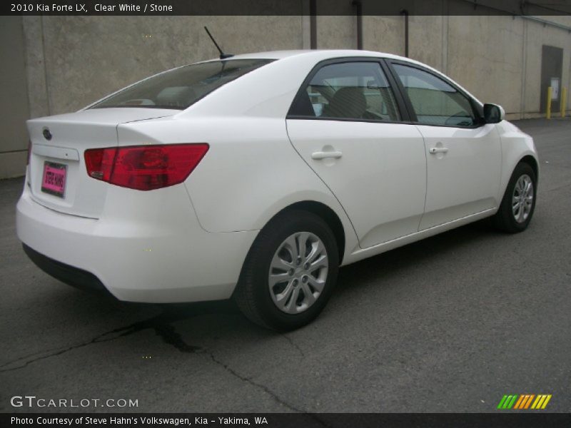 Clear White / Stone 2010 Kia Forte LX