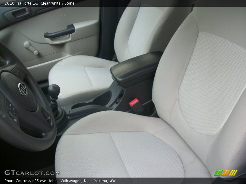 Clear White / Stone 2010 Kia Forte LX