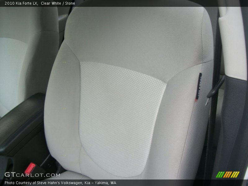 Clear White / Stone 2010 Kia Forte LX