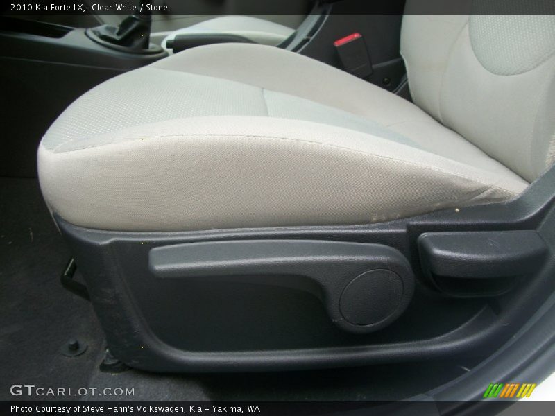 Clear White / Stone 2010 Kia Forte LX