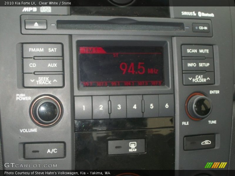 Clear White / Stone 2010 Kia Forte LX