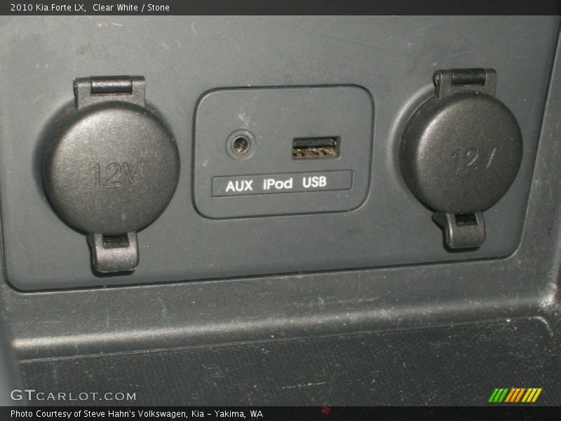 Clear White / Stone 2010 Kia Forte LX