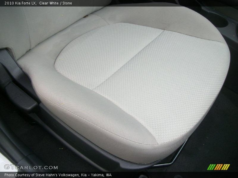 Clear White / Stone 2010 Kia Forte LX
