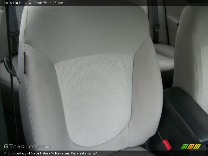 Clear White / Stone 2010 Kia Forte LX