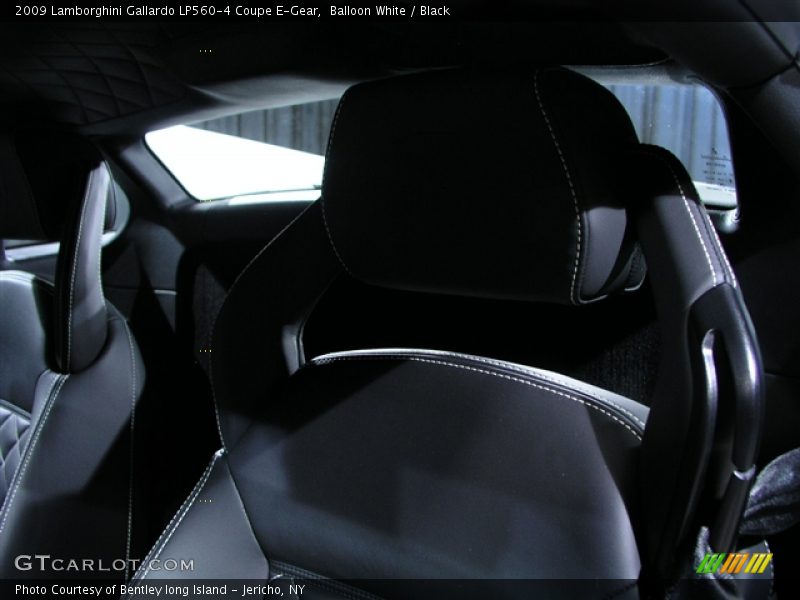 Balloon White / Black 2009 Lamborghini Gallardo LP560-4 Coupe E-Gear