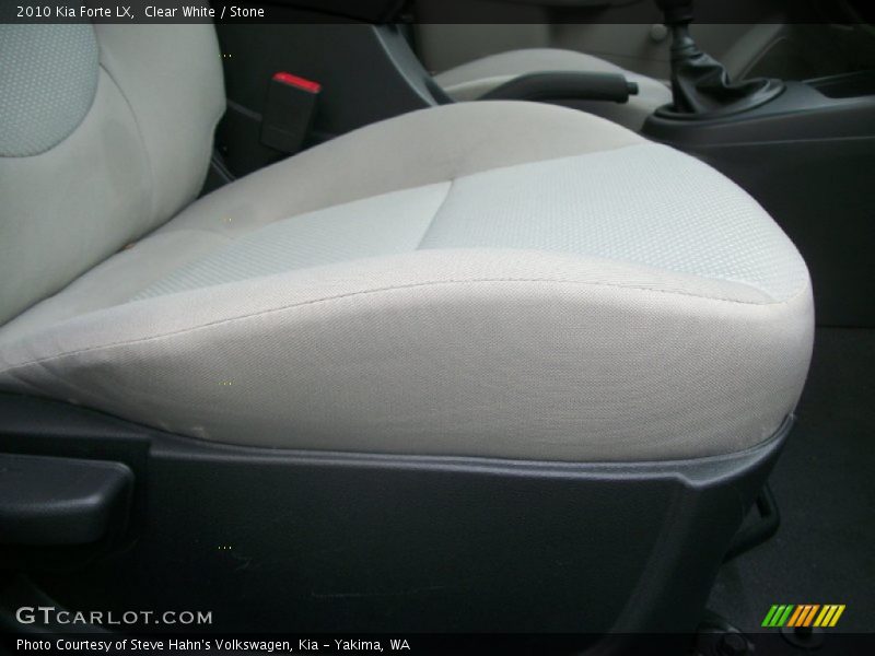 Clear White / Stone 2010 Kia Forte LX