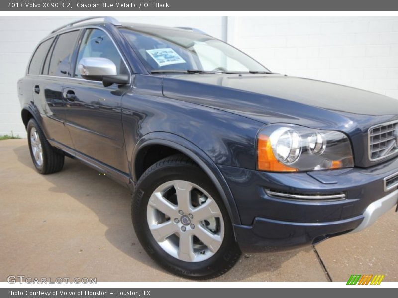 Caspian Blue Metallic / Off Black 2013 Volvo XC90 3.2