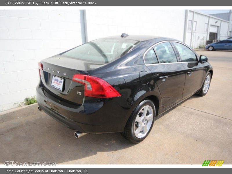 Black / Off Black/Anthracite Black 2012 Volvo S60 T5