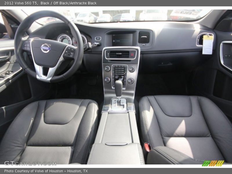 Black / Off Black/Anthracite Black 2012 Volvo S60 T5