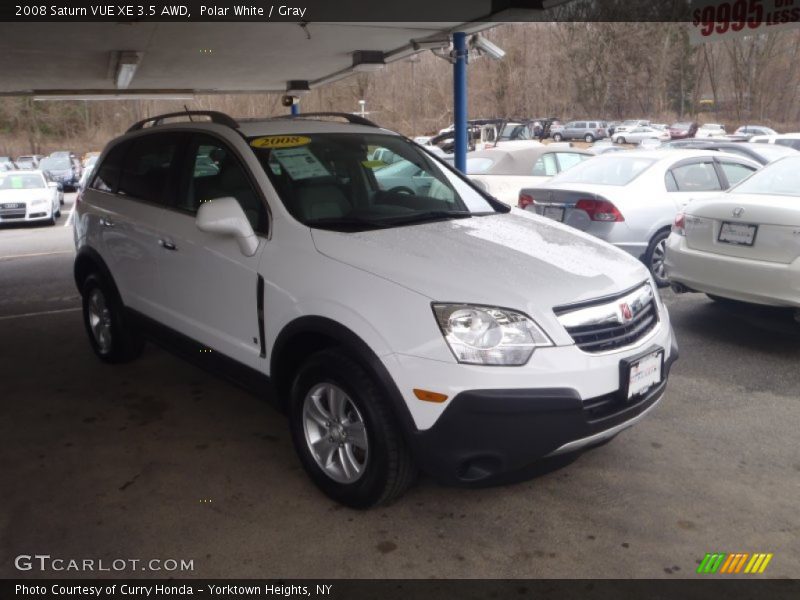 Polar White / Gray 2008 Saturn VUE XE 3.5 AWD