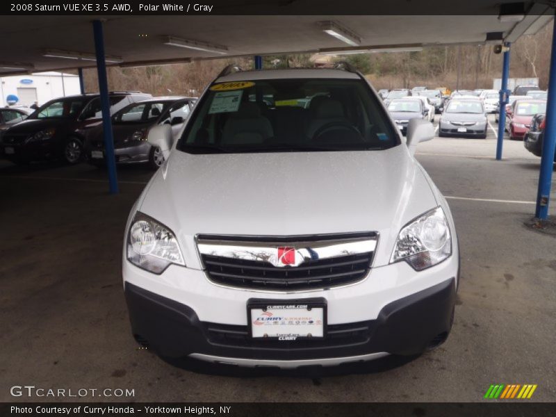 Polar White / Gray 2008 Saturn VUE XE 3.5 AWD