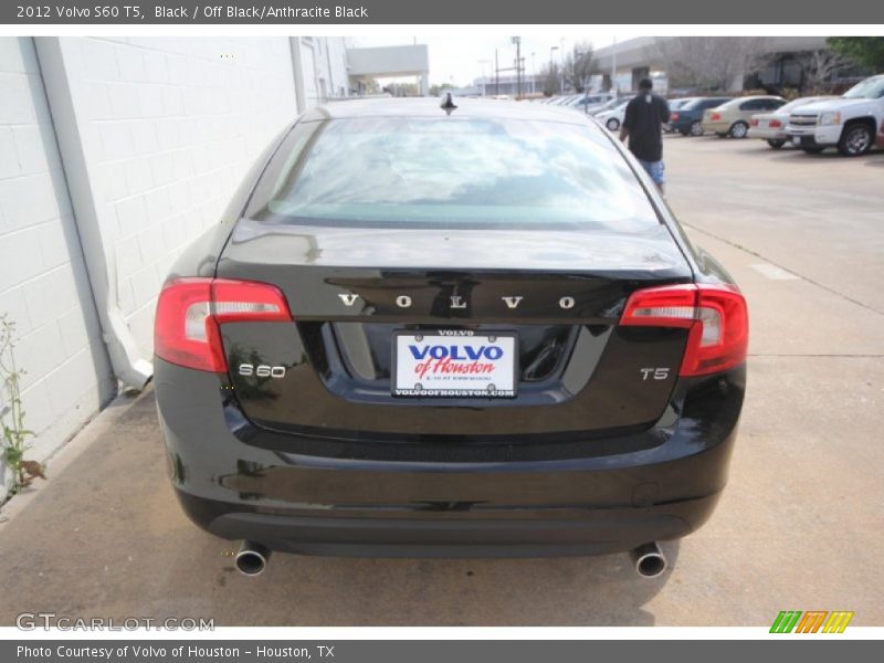 Black / Off Black/Anthracite Black 2012 Volvo S60 T5