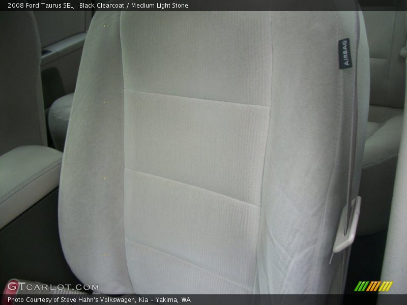 Black Clearcoat / Medium Light Stone 2008 Ford Taurus SEL