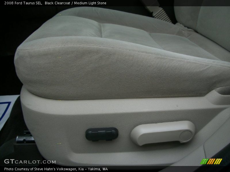 Black Clearcoat / Medium Light Stone 2008 Ford Taurus SEL