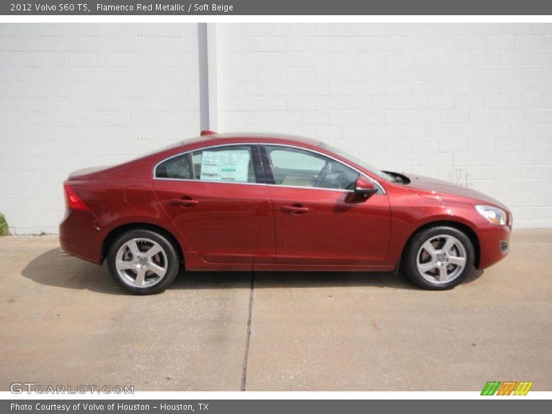 Flamenco Red Metallic / Soft Beige 2012 Volvo S60 T5