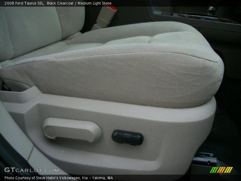 Black Clearcoat / Medium Light Stone 2008 Ford Taurus SEL