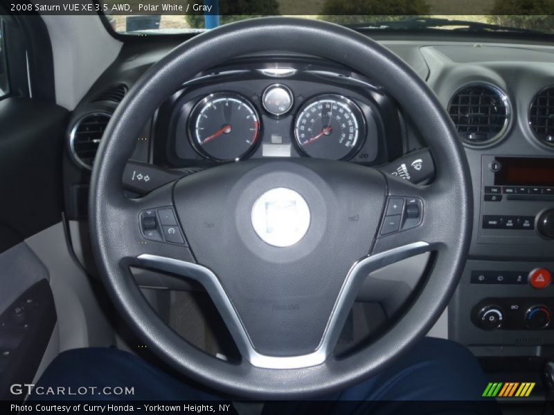 Polar White / Gray 2008 Saturn VUE XE 3.5 AWD