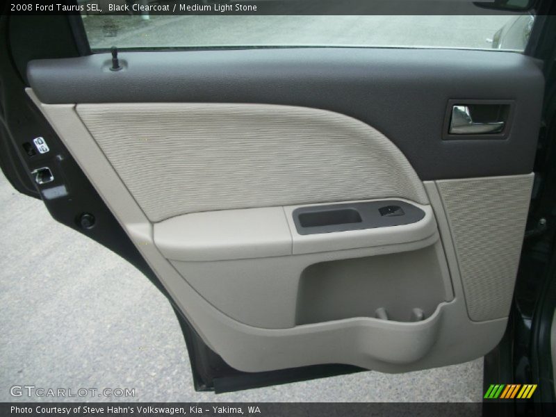 Black Clearcoat / Medium Light Stone 2008 Ford Taurus SEL