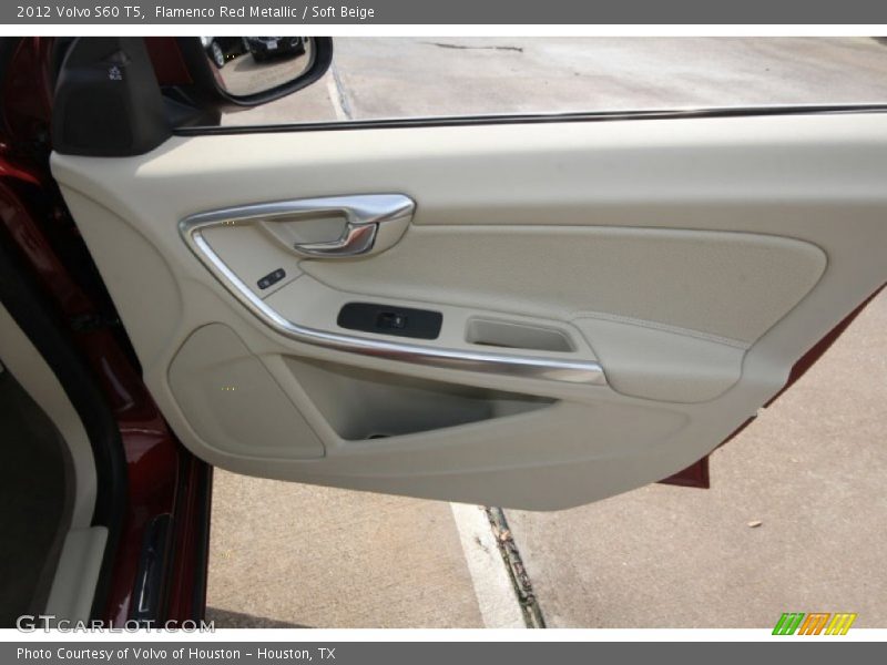 Flamenco Red Metallic / Soft Beige 2012 Volvo S60 T5
